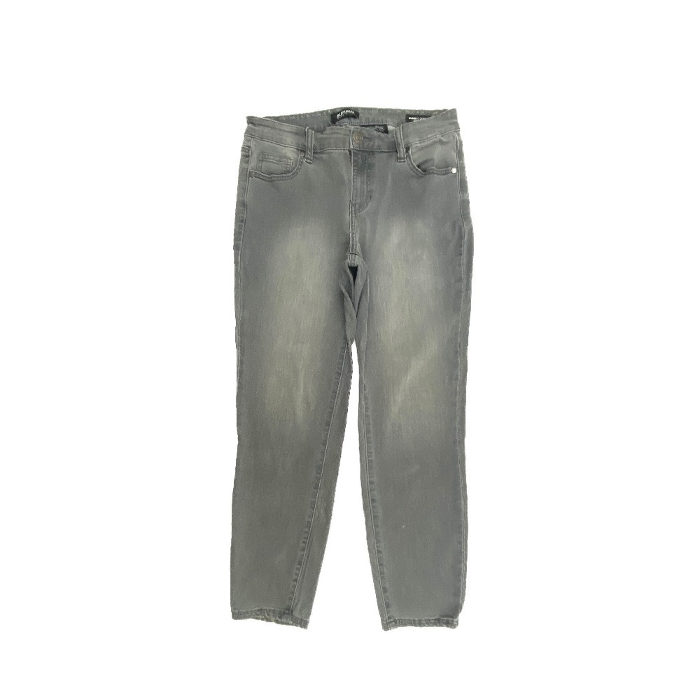 Buffalo Capri Jeans Women 8 Gray Aubrey Mid Rise Super Soft Denim
